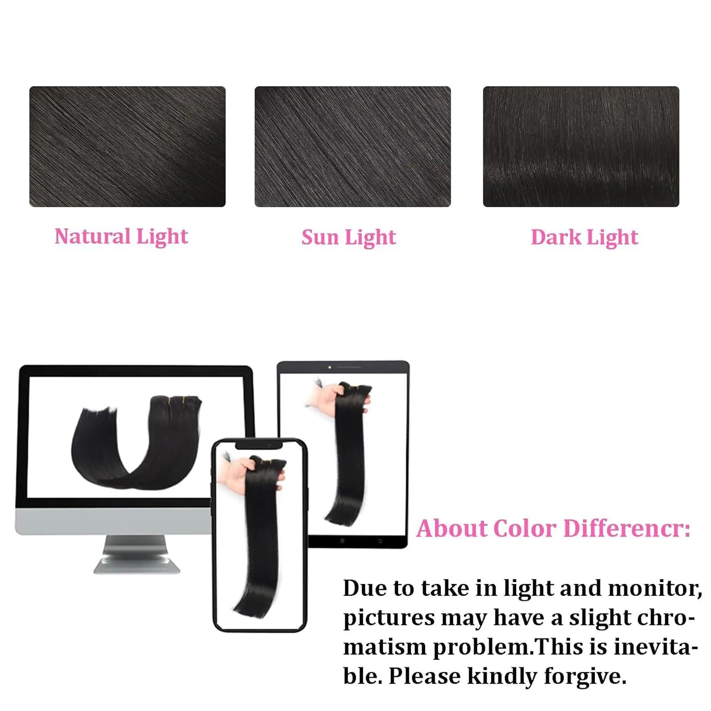 Natural Black Human Hair Extensions