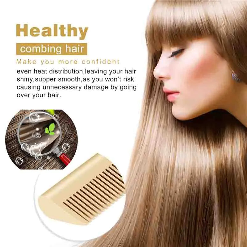 Hot Comb 2-in-1 Curling Iron for Home Use