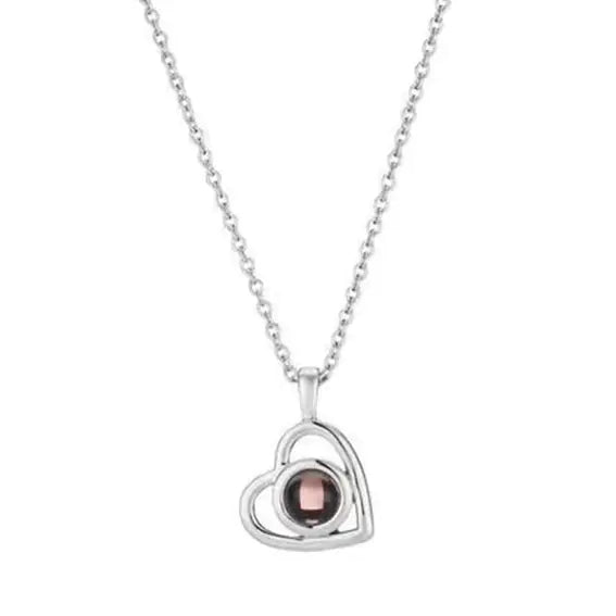 100 Languages "I Love You" Projection Necklace