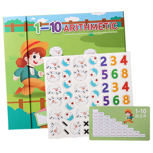 Kids' Math Learning 2-in-1 Magnetic Puzzle Book - FkriTigrinya