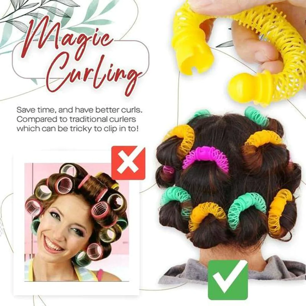 Fluffy Wave Hair Rolls – Für voluminöses, krauses Haar