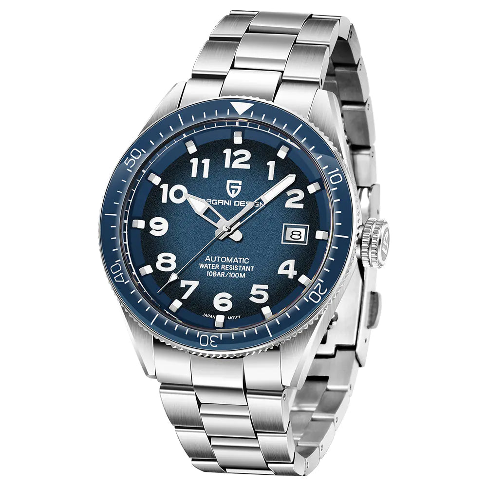 PAGANI DESIGN Herren-Armbanduhr, wasserdicht, mechanisch, 1649