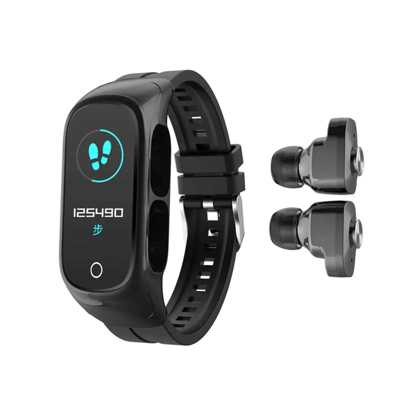 2-In-1 Smart Watch & Earbuds Fitness True Wireless Combo for men and women