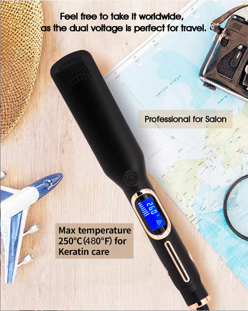 Negative Ion Hair Straightener Clip for Salon U