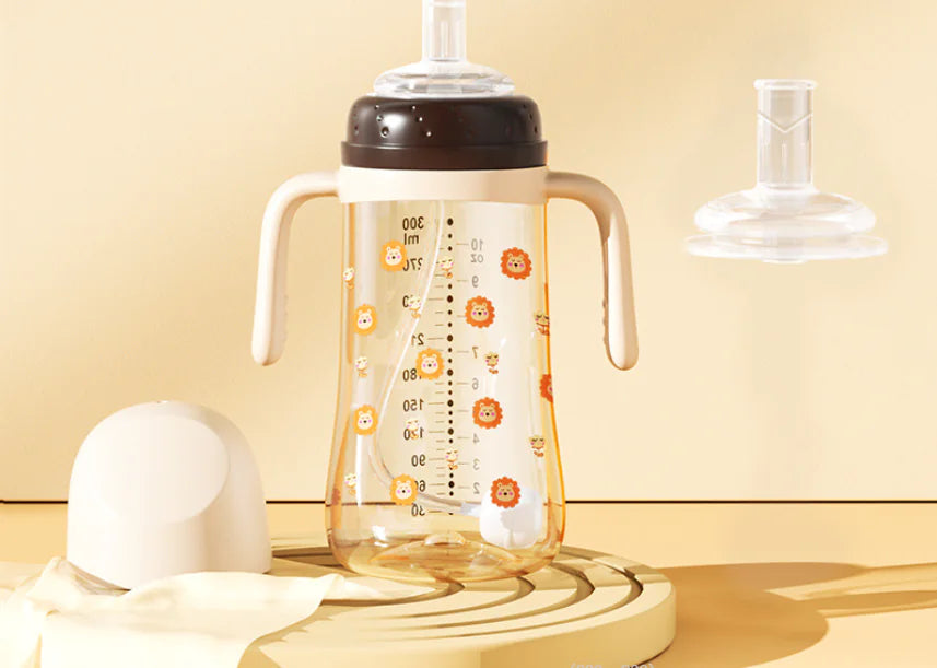 Newborn Baby Drinkbeker met Rietje – 2-in-1 Anti-lek & BPA-vrij - FkriTigrinya