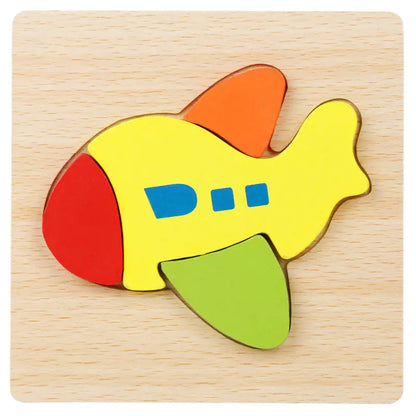 3D Wooden Puzzle Educational Toy for Kids (Wholesale) - FkriTigrinya
