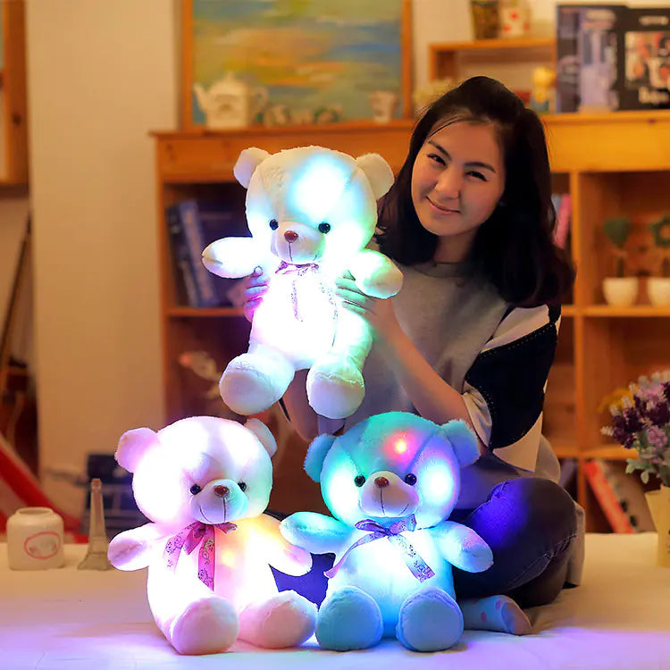 New LED Teddy Bear Plush Toy for Kids - FkriTigrinya