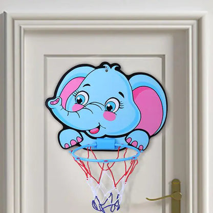 Wall-Mounted Indoor Basketball Hoop for Kids - FkriTigrinya
