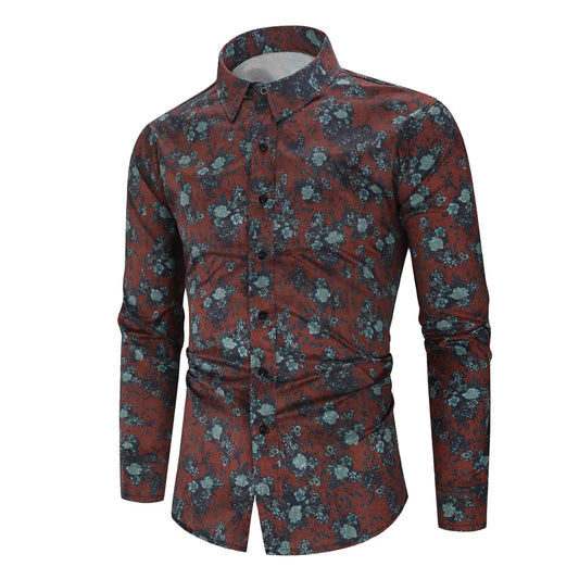 Men's Casual Digital Printing Shirt