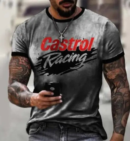 Men's Casual Summer Eagle 3D Printed T-Shirt