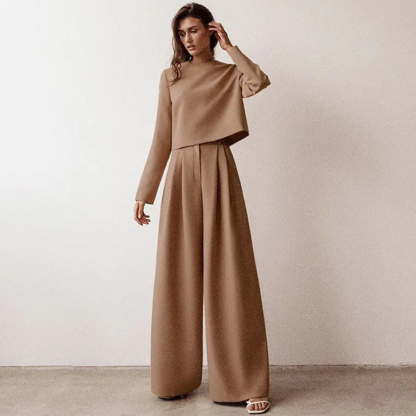 Autumn New Women's Casual Two-Piece Set Outfit
