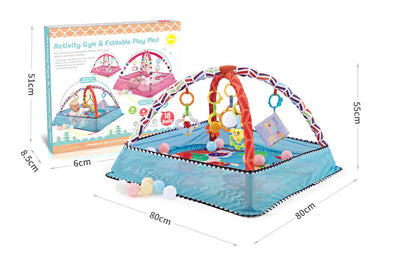 Baby Play Gym with Ocean Balls and Activity Fence - FkriTigrinya
