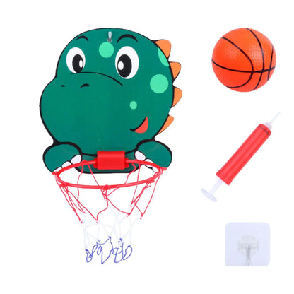 Cartoon Animal Basketball Stand for Indoor Outdoor Play
