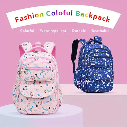Children's Backpack for Grades 1-6 with Spine Protection back-to-school  and Breathable, waterproof