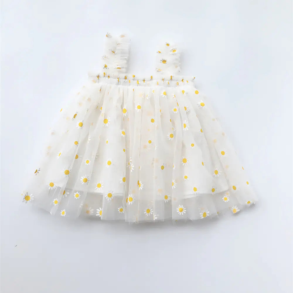 Zomerjurk voor Meisjes – Prinsessenstijl met Borduursels