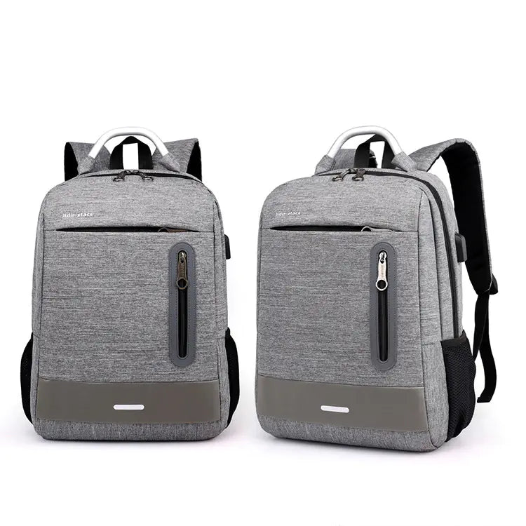 Oxford Cloth USB Charging Shoulder Laptop Bag - FkriTigrinya