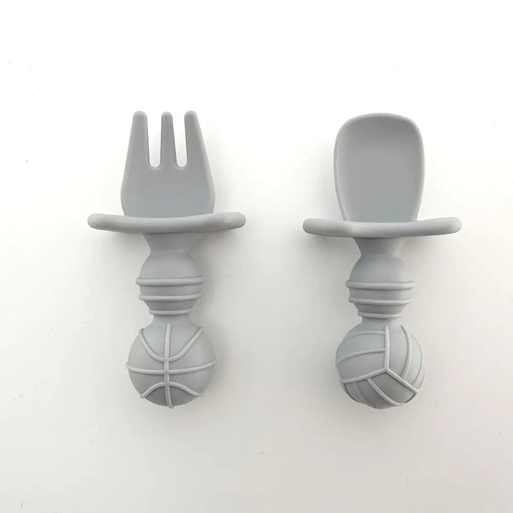 Silicone Baby Tableware Set with Suction Bowl and Owl