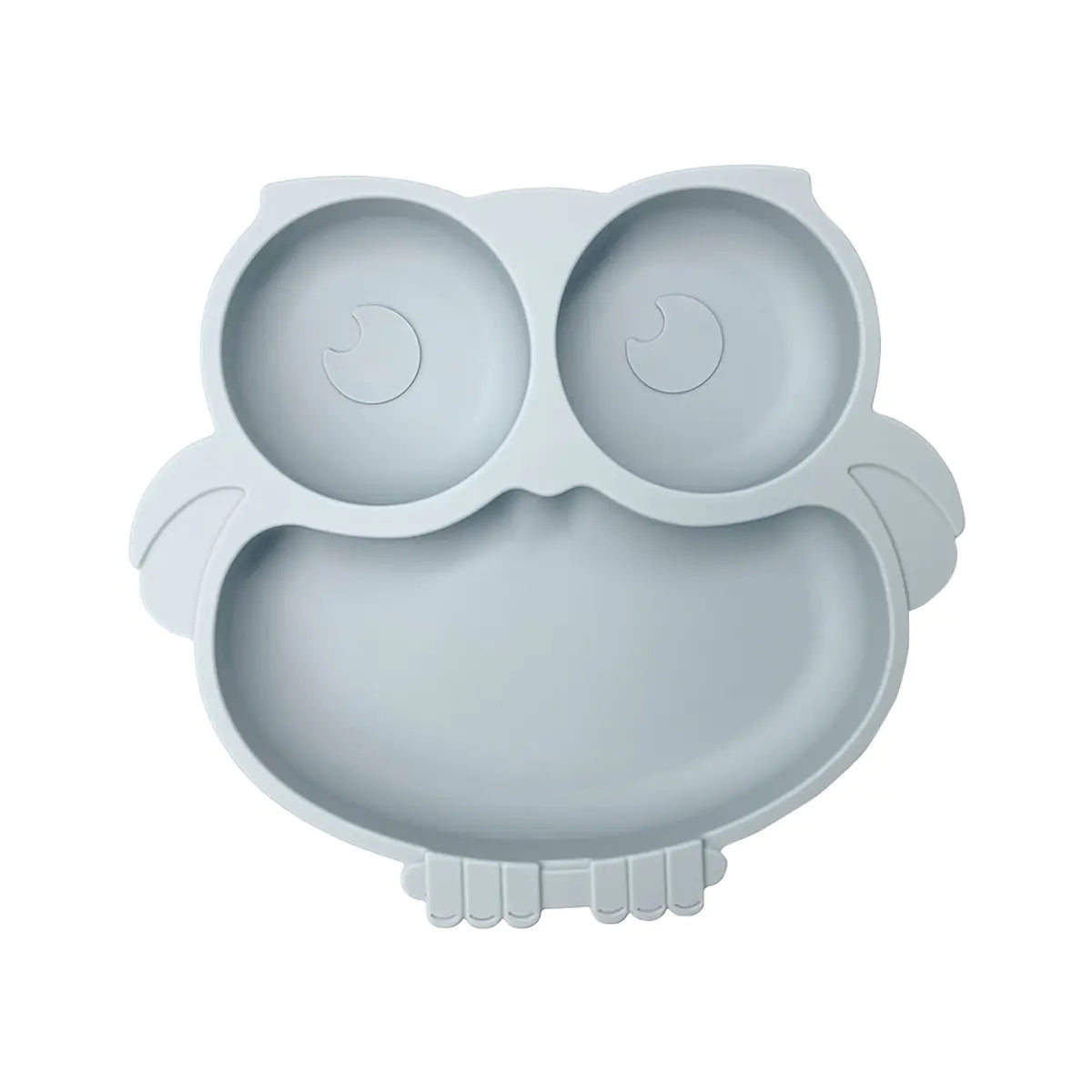 Silicone Baby Tableware Set with Suction Bowl and Owl