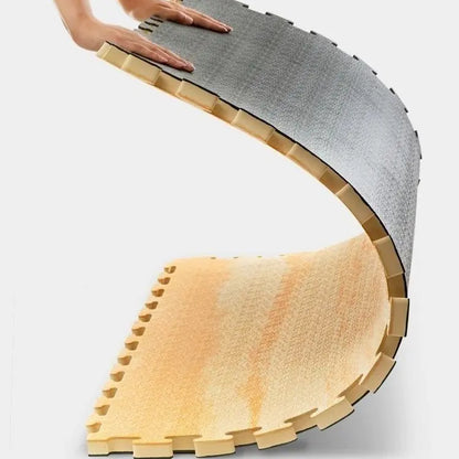 EVA Wood Grain Mat for Taekwondo and Combat Training  100 x 100 cm   high-quality Eva foam,