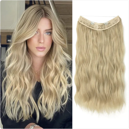 Long Curly Corn Wig for Women - European and American Style
