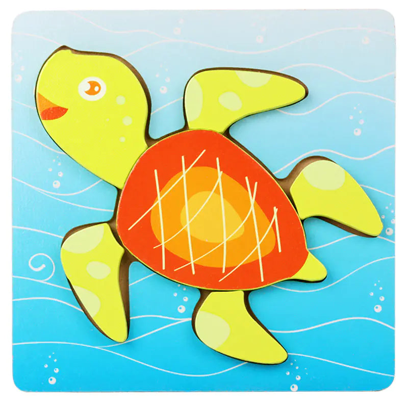 3D Wooden Puzzle Educational Toy for Kids (Wholesale) - FkriTigrinya
