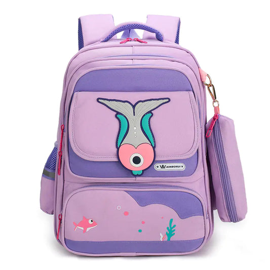 Children's Backpack with Spine Protection and Design