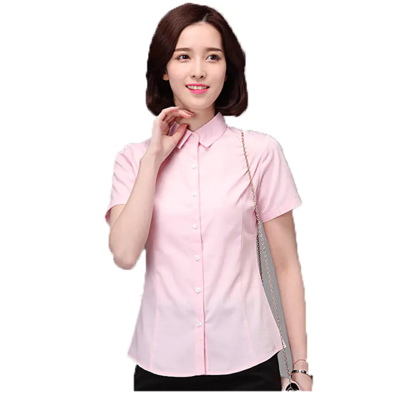 Women's Long Sleeve Slim Fit Business Shirt