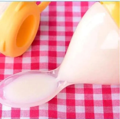Silicone Baby Bottle, Rice Cereal Spoon, Feeding Bottle