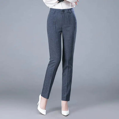 Women's Casual Straight Leg Professional Suit Pants
