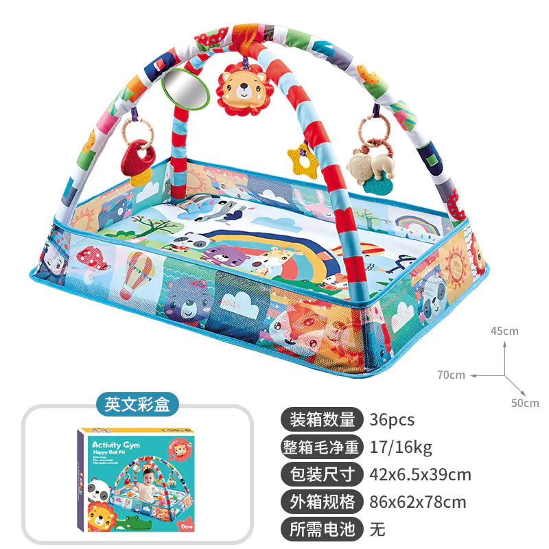 Baby Play Gym with Ocean Balls and Activity Fence - FkriTigrinya