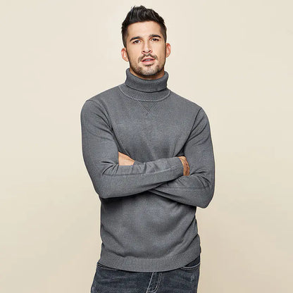 Men's Turtleneck Sweater, Slim Fit Knit Top  S to XXXL,