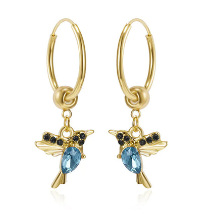 Hummingbird Earrings – Kleurrijke Elegantie met Natuurlijke Inspiratie