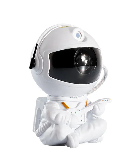 Astronaut Star Projection Lamp - Mini Atmosphere Decorative Night Light with Colorful Flowing Galaxy Effects