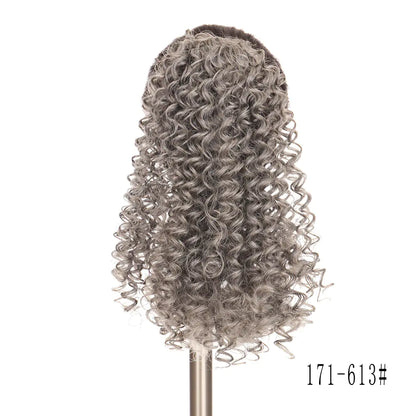 Small Curly Ponytail Chemical Fiber Mesh Wig Braid