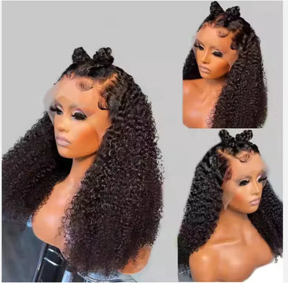 African Style Long Curly Wig – Explosive Volume & Natural Texture