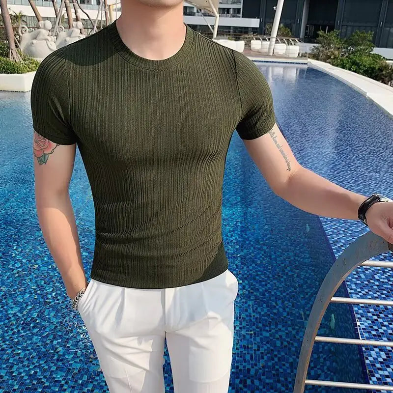 Men's Summer Casual Slim Fit T-Shirt 2024