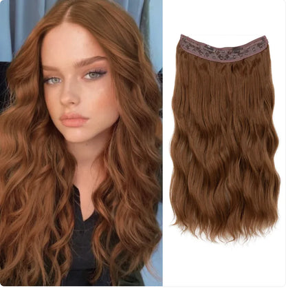 Long Curly Corn Wig for Women - European and American Style
