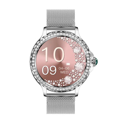 NX19 Bluetooth Smartwatch for Women with Health Monitor