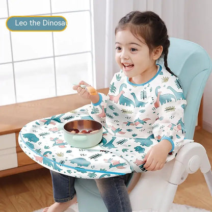 Detachable Water-Resistant Baby Dining Chair Bib  aged 6 to 36 months.