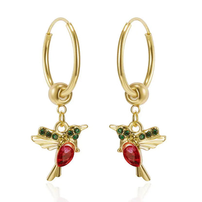 Hummingbird Earrings – Kleurrijke Elegantie met Natuurlijke Inspiratie
