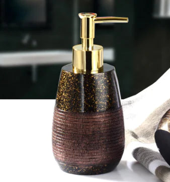 Creative Resin Soap Dispenser Set for Shampoo & Shower - FkriTigrinya