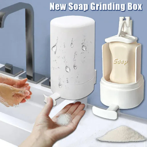 Wall Mounted Soap Grinder Dispenser – No Drill, Hygienic &amp; Free Shipping