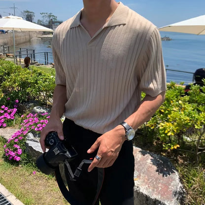 Men's Slim Fit Summer Polo Shirt