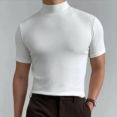 Men's Slim Fit Turtleneck Tee