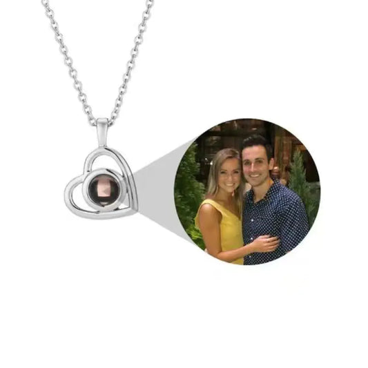 "100 Languages 'I Love You' Necklace with Nano Projection"