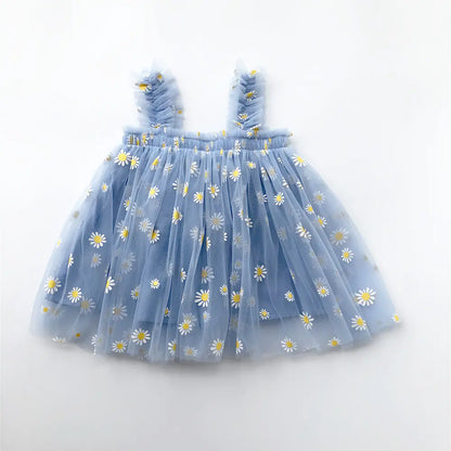 Zomerjurk voor Meisjes – Prinsessenstijl met Borduursels