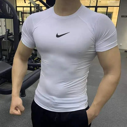 Men's Korean Slim Fit Quick-Dry Sports T-Shirt