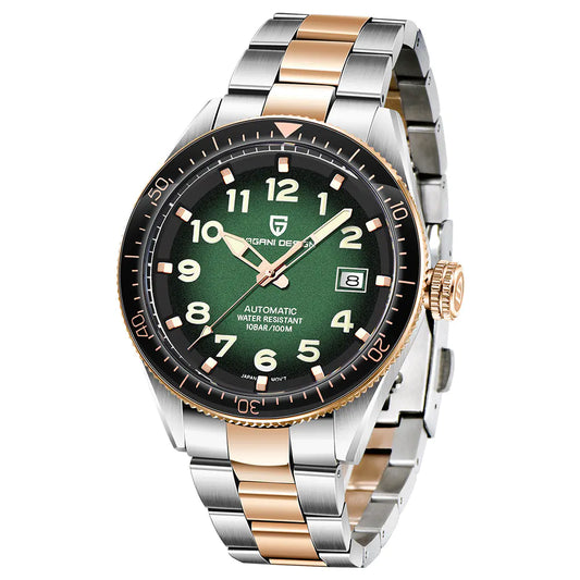 PAGANI DESIGN Herren-Armbanduhr, wasserdicht, mechanisch, 1649