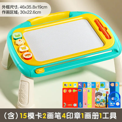 Magnetic Drawing Board for Kids - Large Art Table - FkriTigrinya