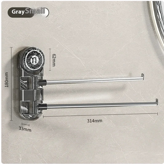 Punch-Free Rotating Towel Rack